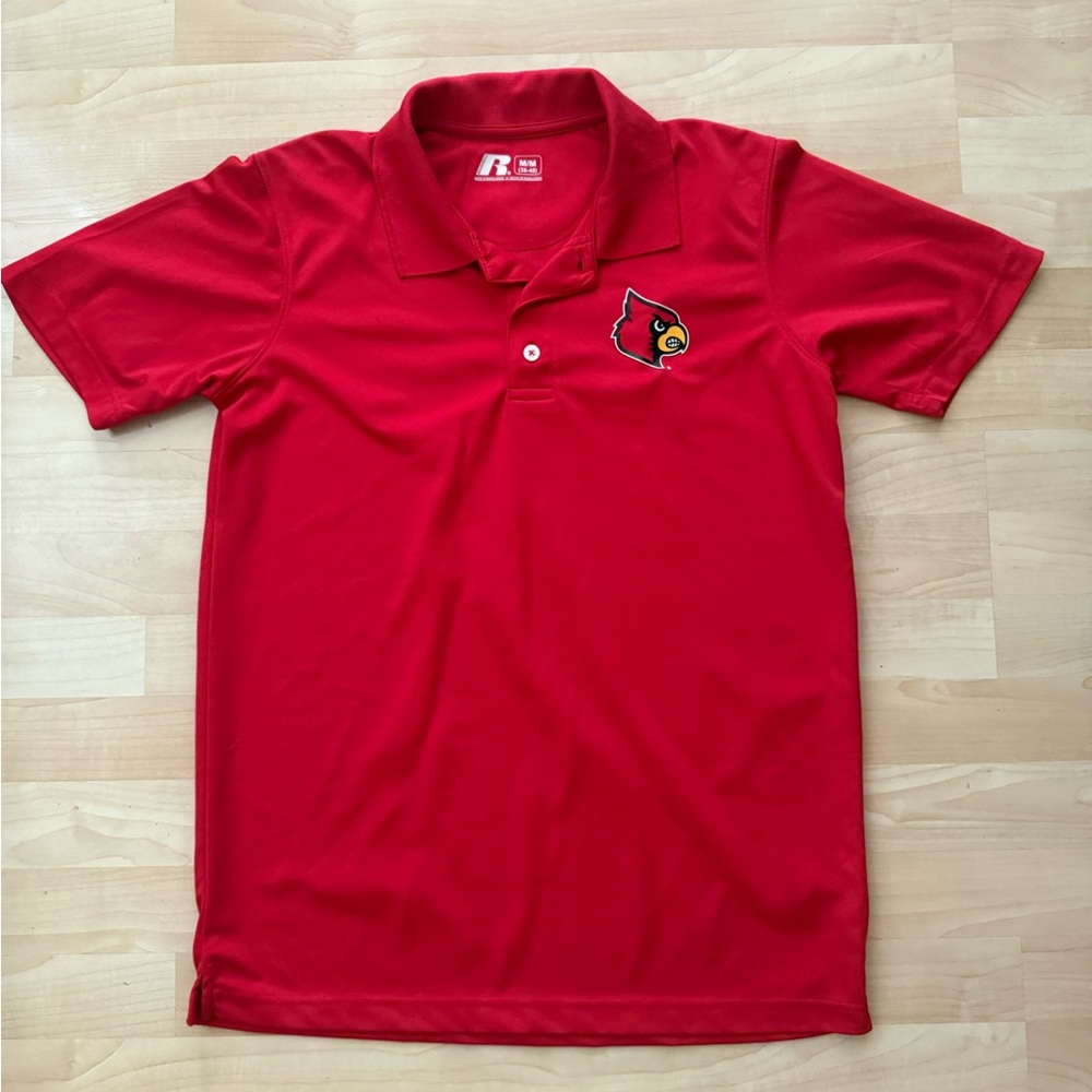Set of 2 U of L Louisville Cardinals dri fit polo